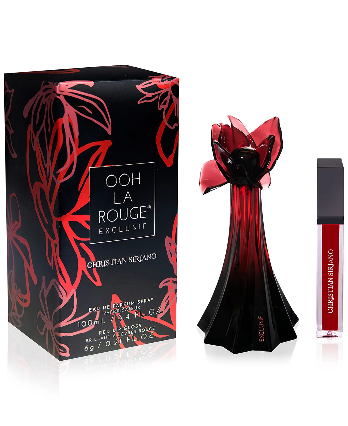 Ooh La Rouge Exclusif (EDP 3.4 FL.OZ. + Lip Gloss) by CHRISTIAN