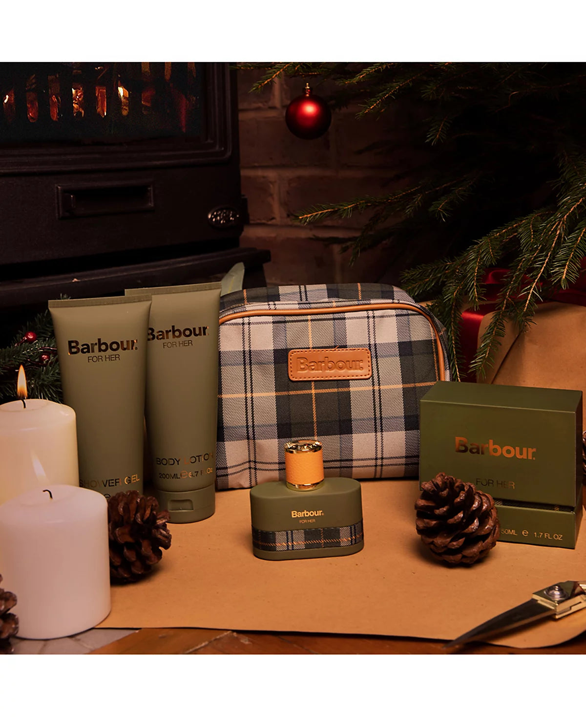 Barbour For HER Hero Essentials Gift Set (EDP 1.7 FL.OZ. + BODY LOTION 6.7 FL.OZ. + SHOWER GEL 6.7 FL.OZ.)