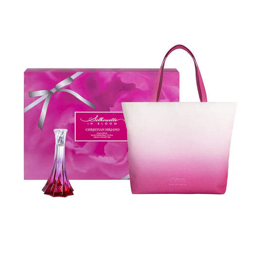 Silhouette IN BLOOM 2 pcs Gift Set (EDP 3.4 FL.OZ. + Pink Tote bag) by CHRISTIAN SIRIANO
