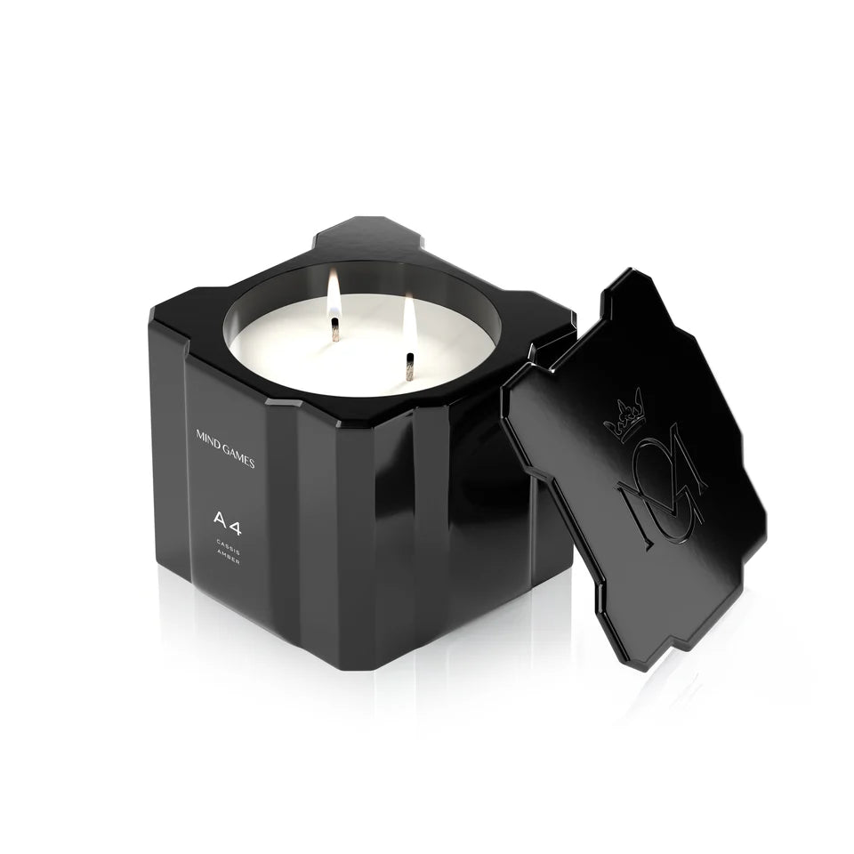A4 Cassis Amber 10 OZ Luxury Candle by MIND GAMES
