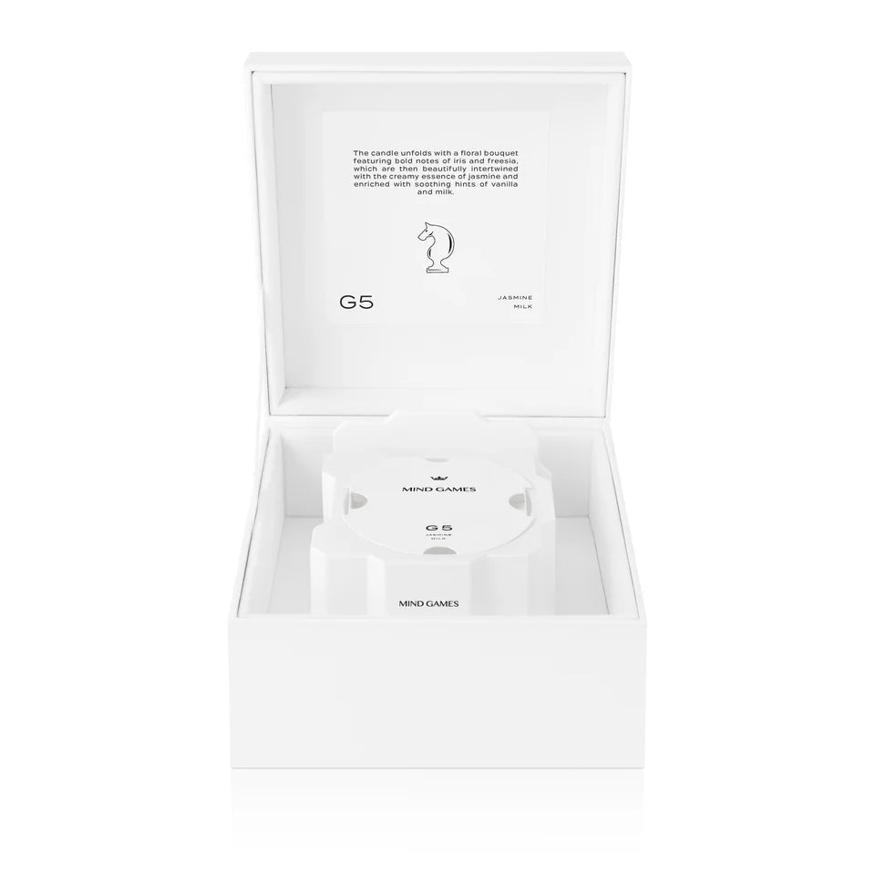 G5 Jasmine Milk 10 OZ Luxury Candle by MIND GAMES