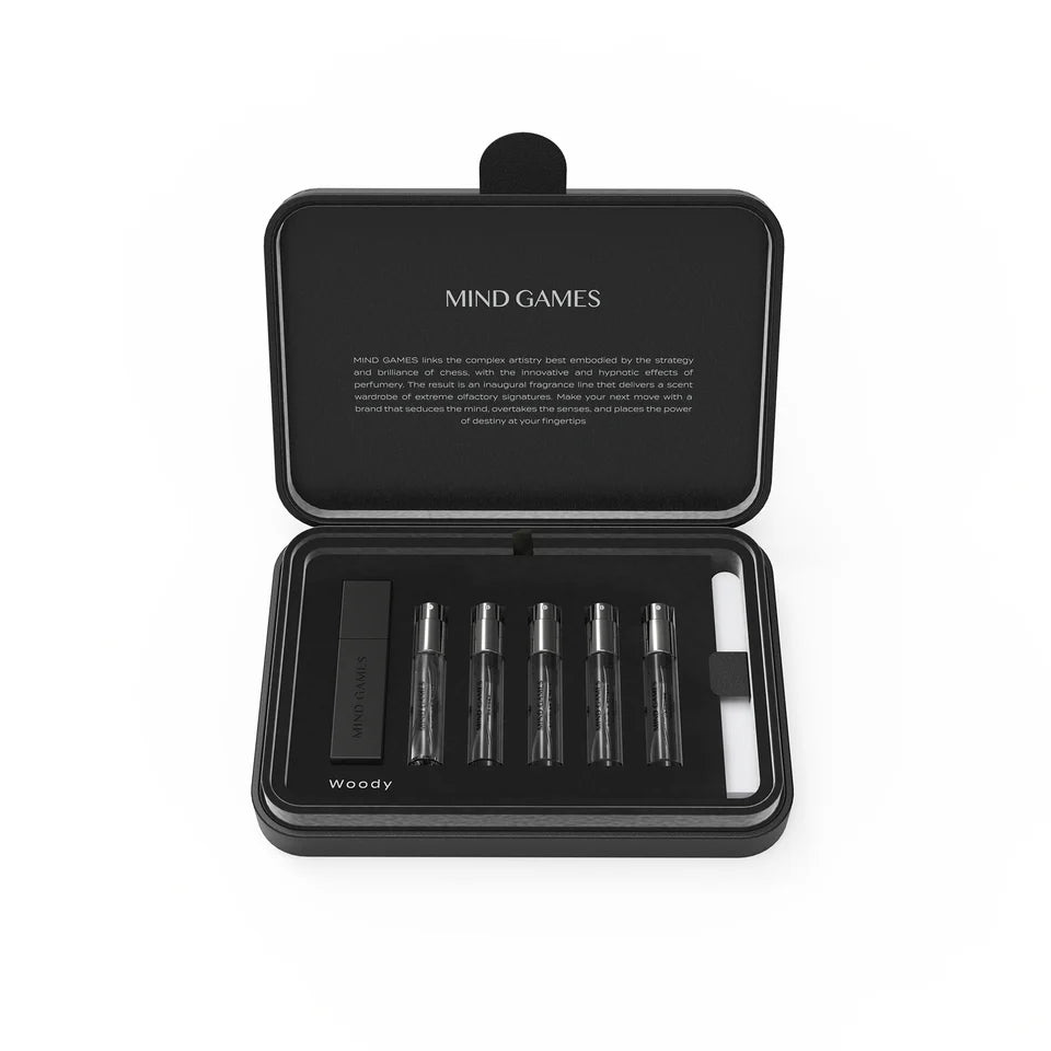 5 Piece Olfactive Discovery Set - Woody by MIND GAMES