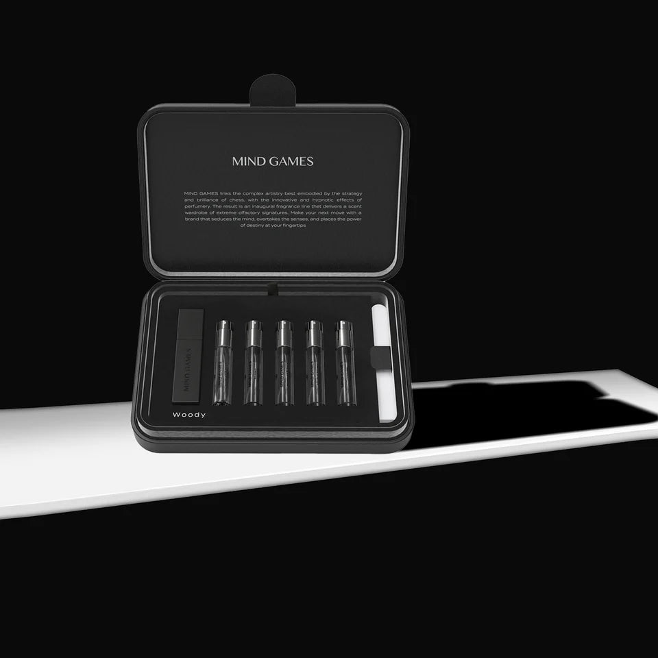 5 Piece Olfactive Discovery Set - Woody by MIND GAMES